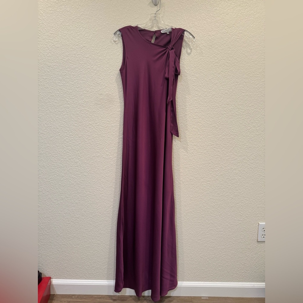 Vintage 1970s Christian Dior Two-Piece Maxi Slip Dress & Duster Set